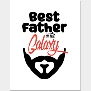 Best Father In the Galaxy Posters and Art